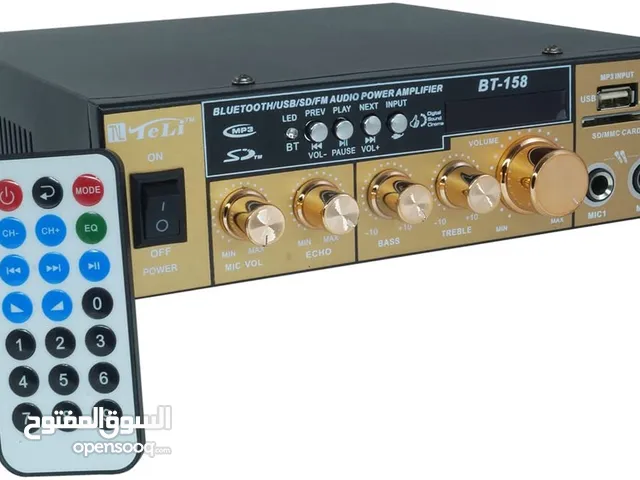 امبليفاير  Stereo Audio Amplifier 2 Channels Bluetooth USB SD MP3 Karaoke bt-158