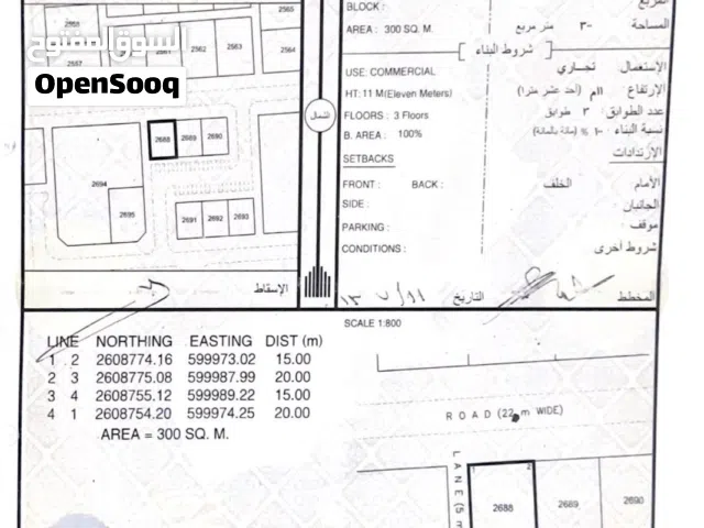 Commercial Land for Sale in Al Batinah Barka