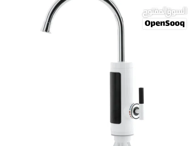 صنبور EASYmaxx: مياه ساخنة فورية، شاشة LED للحرارة، سهل التركيب ومثالي للورش والحدائق.