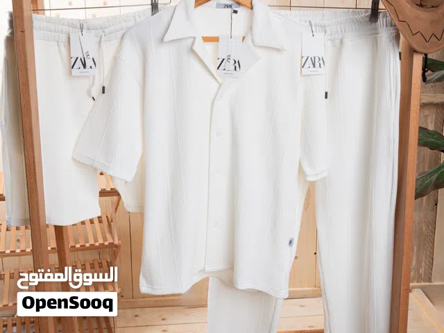 ZARA Jakar suit قميص وبنطلون