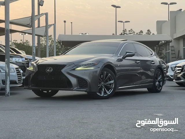 LEXUS LS500 2018 F-SPORT GCC ORIGINAL PAINT SINGLE OWNER SERVES HISTORY