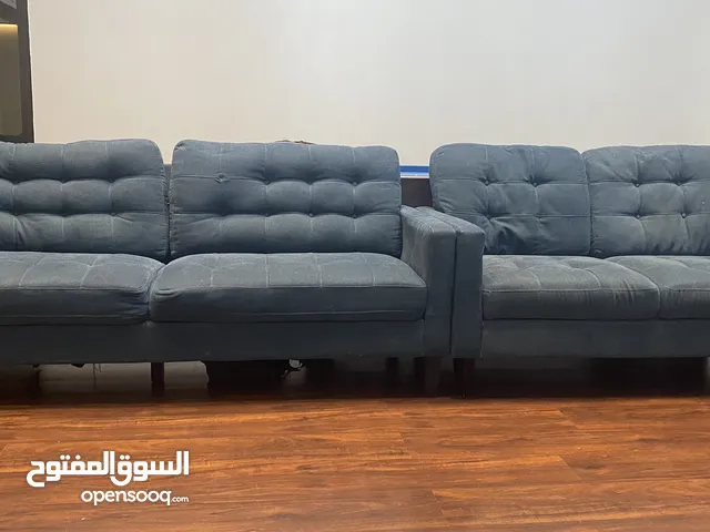 كنبات IKEA اللون الازرق مستعمل تعتبر جديده