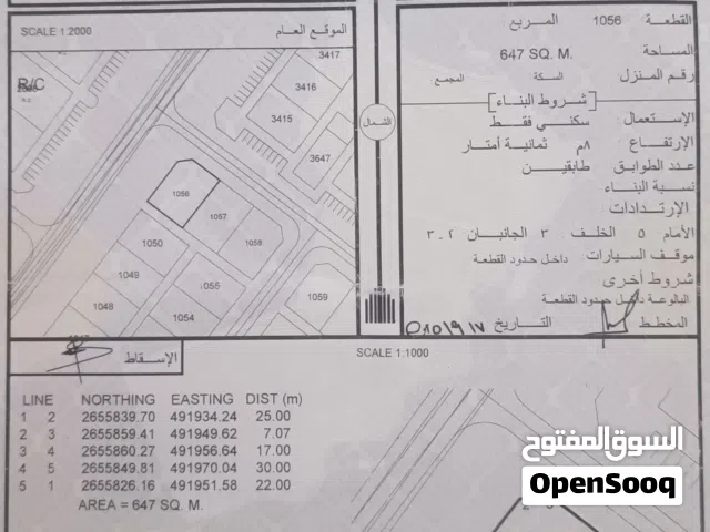 أرض سكنية للبيع