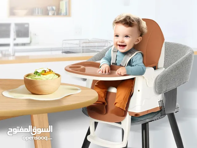 كرسي و عربة للأطفال قابلة للطي 2 *1 يمكن تثبيته على أي مقعد، من عمر 6اشهر حتى 4سنوات