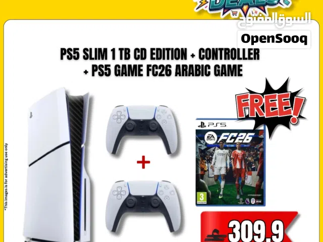 PS5 SLIM 1TB DISC EDITION BUNDLE OFFER. INSTALLMENT OPTION AVAILABLE