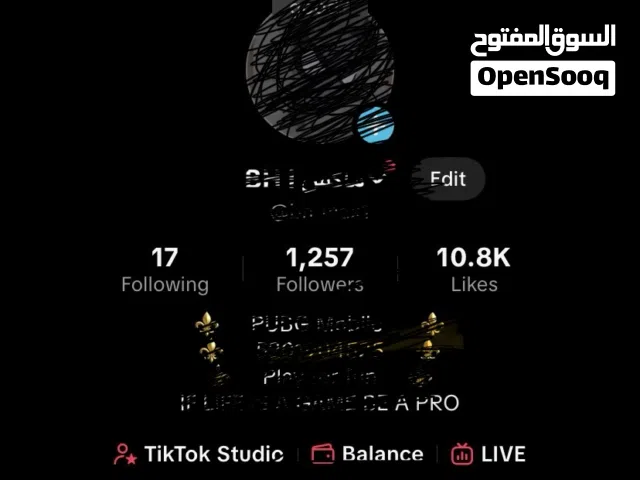Tiktok account