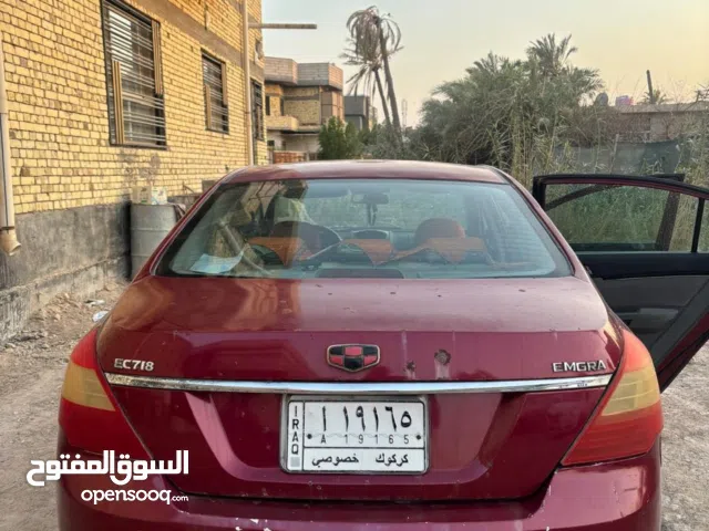 سياره ام كراند موديل 2015  لون احمر مشروع وطني رقمهه كركوك تترقم بي محافظه