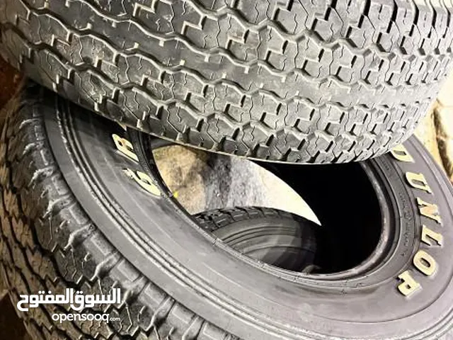 كفرات مقاس 16_70_275 صناعتها دنلوب تاريخها 2022 حقت صالون شاص وربع شبه جديد مضمونة من العيوب