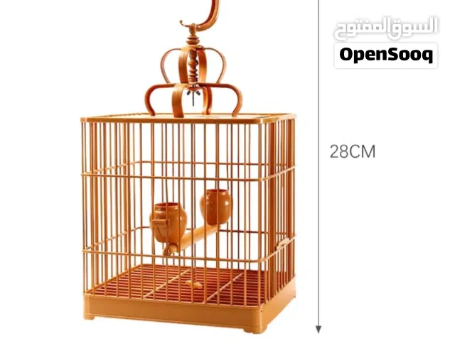 السلام عليكم   متاح قفص حاجه جديده وخامه نضيفه ربي ايبارك  قرديل كناري كركارينو   مقاسات 28طول 24 عر