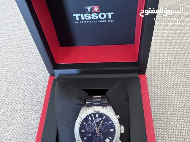TISSOT PR 100 SPORT CHRONOGRAPH BLUE - USED Two weeks Only! With box and warranty