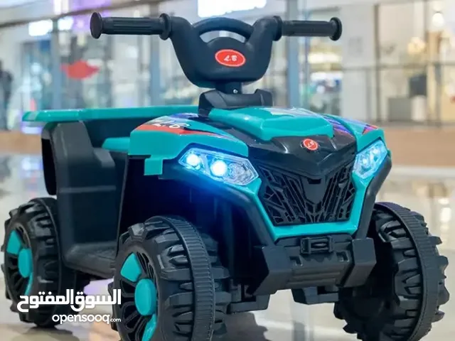 سيارة اطفال على الشحن + سكوتر اطفال هدية