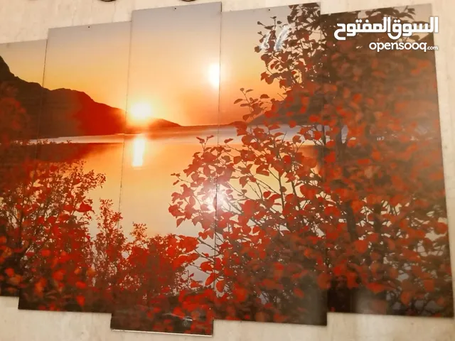 ثلاث لوحات جدارية بسعر 25 شامل التوصيل داخل عمان