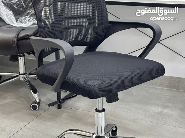كرسي شبك طبي بايدي ثابتة مبطنة للساعات الطويلة مناسب للمكاتب والدراسة