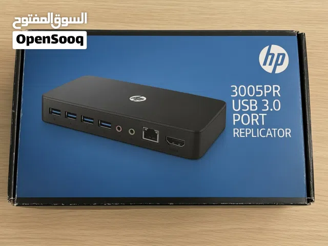 HP 3005PR USB 3.0 Docking Station – جديد (مفتوح فقط)