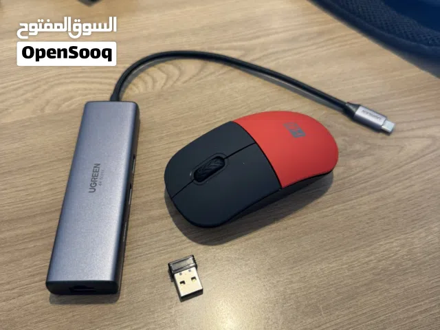 ماوس لا سلكي و محول متعدد المنافذ