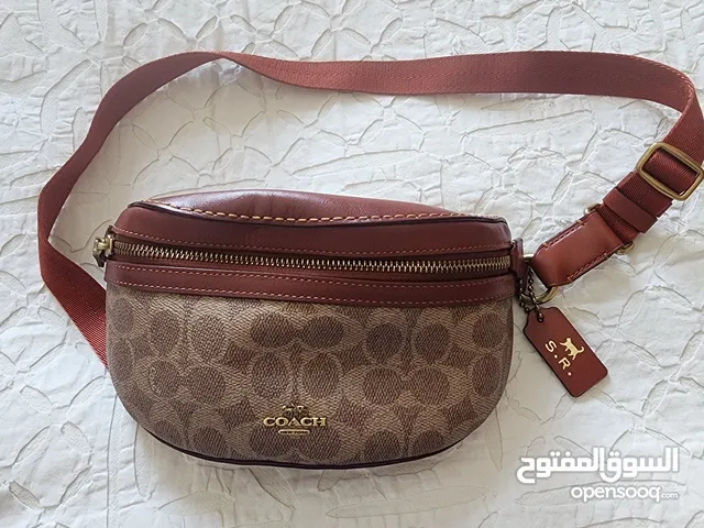 Coach signature canvas belt bag