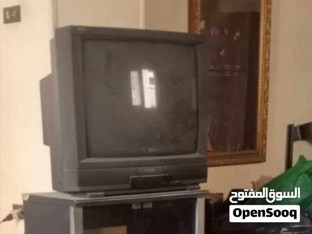 تلفزيون  Philips CRT   كلاسيك   بحالة جيدة مع الطربيزة الأصلية