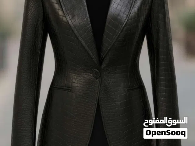 جاكيت جلد مقاس xl