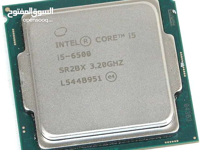 معالج i5 الجيل السادس 6500   i5-6500 3.20 GHZ.  مستعمل بحالة جيدة جدا مع مروحة للمعالج