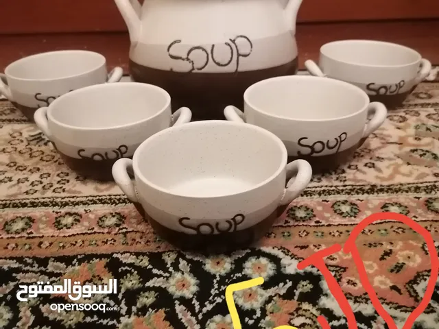 ابريق+كاسات / طنجر+صحون / مقات نسكافيه / فناجين قهوة / خلاطة كابتشينو/فازه اثرية قديمه