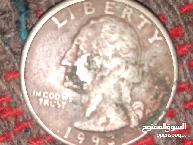 ربع دولار امريكي لعام 1993