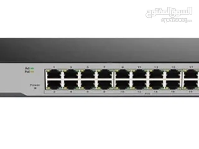 اسوتش D-LINK 24 منفذ اسود قوة 10/100/1000 ماركة d-link للبيع