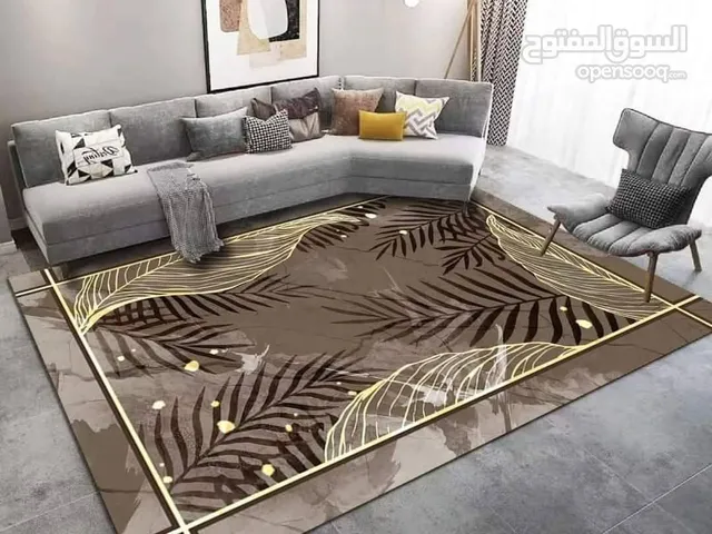 سجاد 3D مودرن مانع للانزلاق حجم كبير
