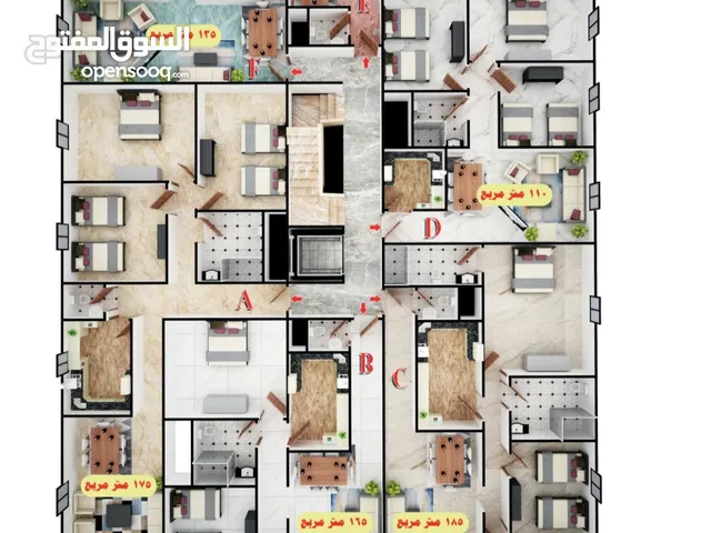 110 m2 3 Bedrooms Apartments for Sale in Giza Hadayek al-Ahram
