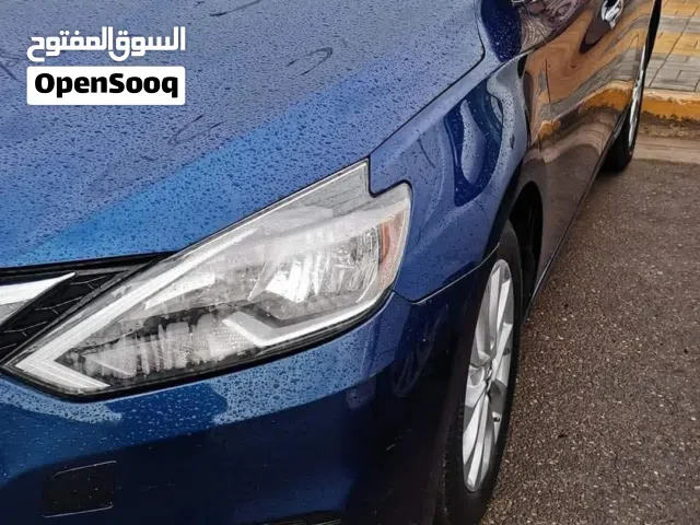 للبيع نيسان سنترا 2019 لون ازرق مواصفات SV دخول ذكي