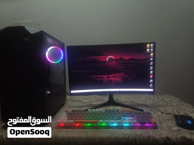 تجميعة قيمنق متكاملة PC مع شاشة وملحقاتها للبيع جاهز للعب)