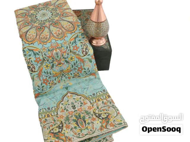 handmade khatam and firoze vase and table cloth