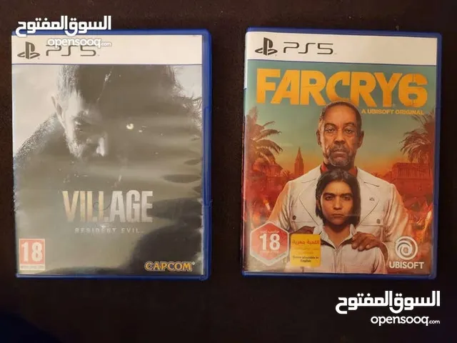 farcry 6 + resident evil village ps5 cd