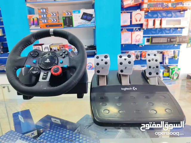 لوجيتك g29 بدعم بلاي ستيشن فايف و فور بحالة الوكالة وبسعر مميز
