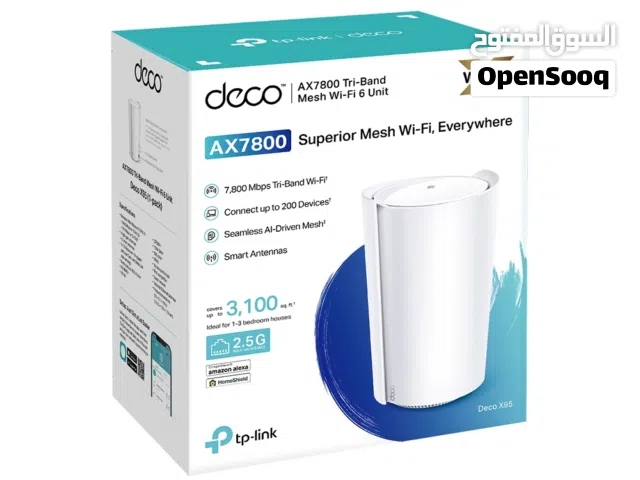 Tp-Link Deco X95 AX7800 Tri-Band Mesh WiFi 6 System