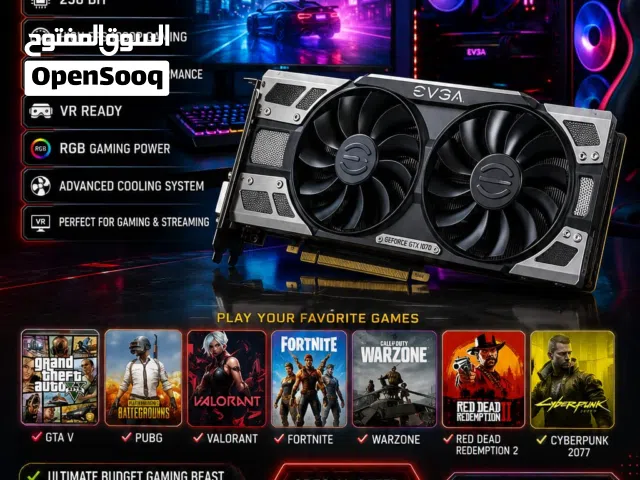 EVGA NVIDIA 8 GB DDR5 Graphics Card 256 Bit (Output DP X 3 / HDMI X 1 / DVI-D 1)