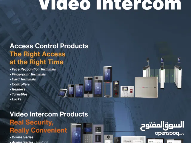 Smart Door Lock, Time Attendance Devices, Intercom & Video Doorbells Available – Dubai