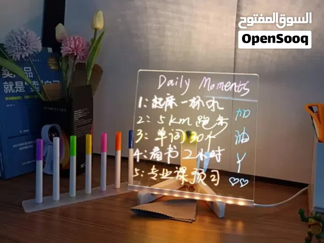 LED light-up drawing board or message board