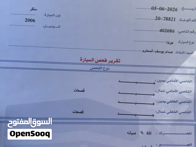 2006 هوندا سيفيك VTi
