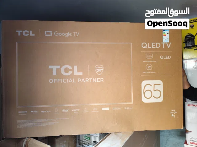عرض نااار على شاشه TCL حجم 65 بوصه QLED ت 144Hz سمارت Google TV