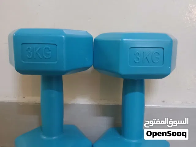 for sale Unused 3 kg dumbbell دامبل 3 kg غير مستخدم