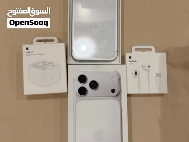 للبيع ايفون 17 برو ماكس سلفر 512 جيبي