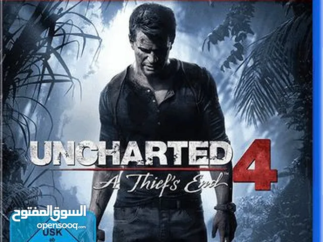 ps4 uncharted 4 للبيع دسكة نظيفه