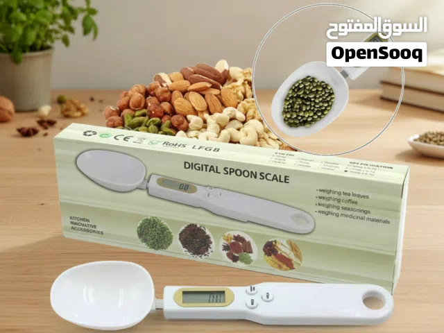 ملعقة القياس الرقمية بدقة عالية 0.1g إلى 500g للمطبخ - Digital Spoon Electronic Spoon