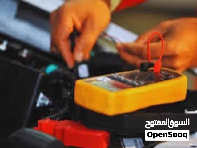 كهربائي وميكانيكي سيارات وجهاز تشخيص اعطال متجوال نجوك لعندك وفي مكانك للصيانة جميع انواع السيارات