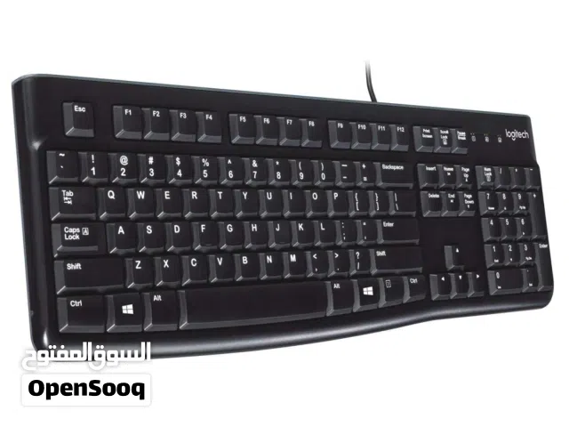 كيبورد لوجيتيك مكتبي اصلي سلكي ديسكتوب LOGITECH K120 OFFICE DESKTOP WIRED KEYBOARD USB
