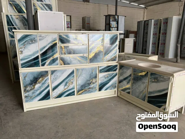 كاونتر مترين مع ملحق مترين مع سنك  مرمر متر و 20