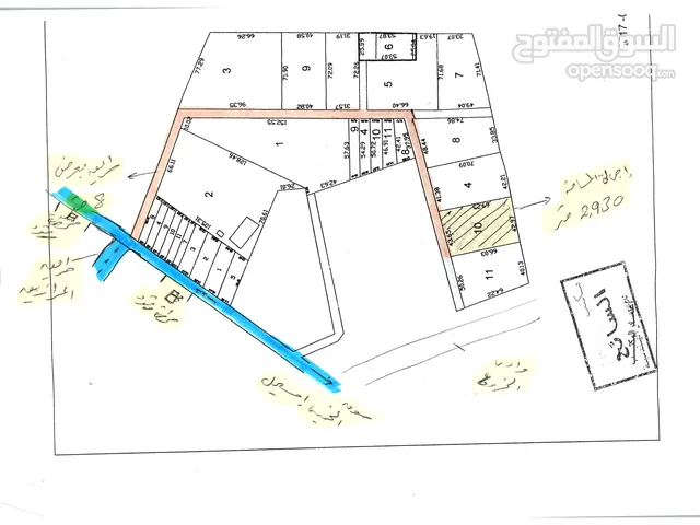 أرض في سيدي السائح مساحتها 2,930 متر