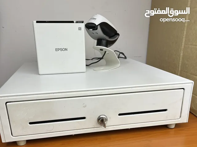 Wireless barcode Scanner , Epson Thermal Printer, Cash Drawer