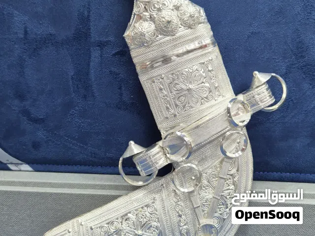 خناجر سعيديه مقاس 6 فضه شبه ثقيله