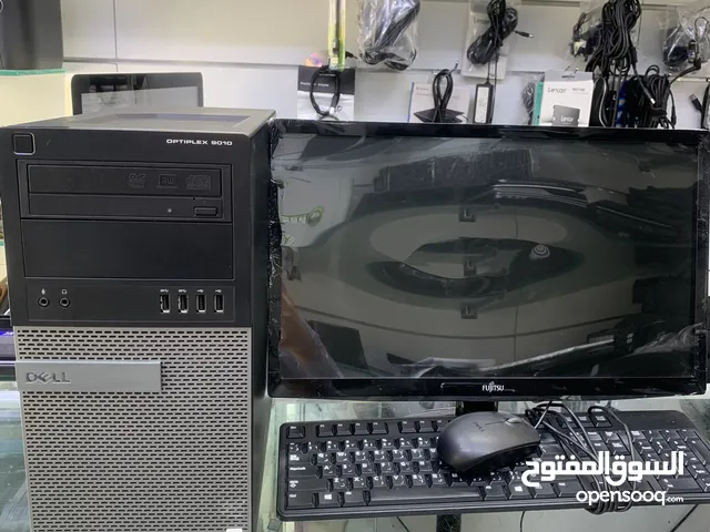 Core i5 Dell optiplex pc with 20 inch monitor ram 8gb ssd 128 gb 500 gb hdd with Mouse and keyboard